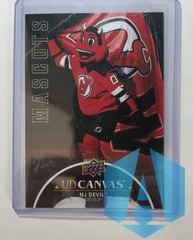 2021-22 Upper Deck Extended Series UD Canvas Mascots Black #C408 NJ DEVIL